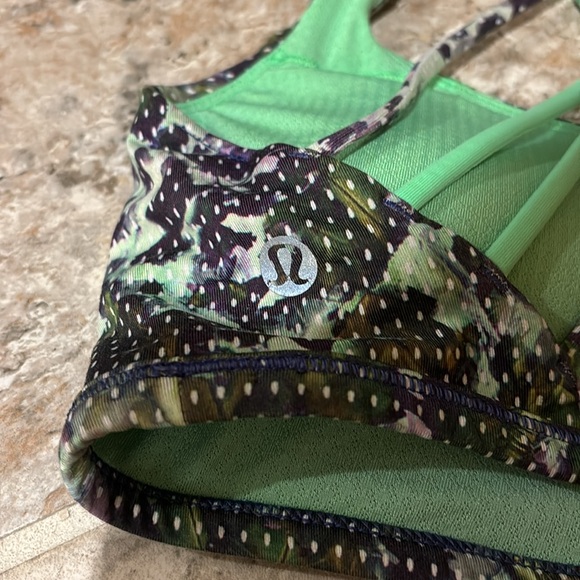Lululemon Free To Be *Wild Floral Sport White Multi / Pistachio size 10 - Picture 6 of 10